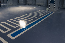 Polyurethane floor — Parking garage